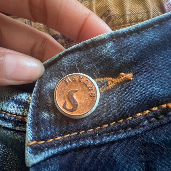 NWT Squash Denim Delgado Low Rise Slim Fit Men's Blue Jeans 32 Made India $1300 - Picture 3 of 11